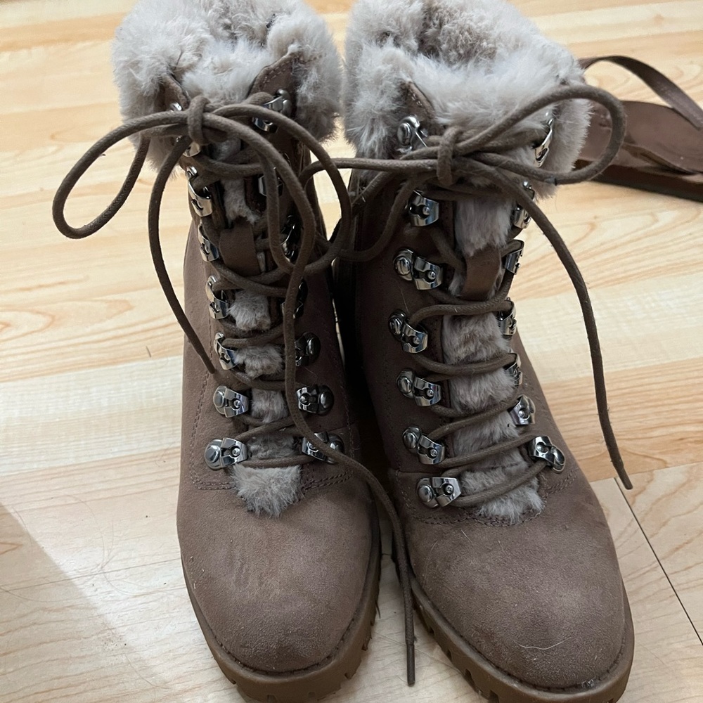 Madden girl faux fur boots